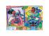 Stitch 2 az 1-ben 250db-os puzzle és színező 50x35cm - Lisciani