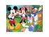 Mickey egér 2 az 1-ben 24db-os puzzle és színező 35x25cm - Lisciani