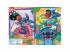 Stitch 2 az 1-ben 60db-os Eco puzzle és színező 70x50cm - Lisciani