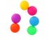 Színváltós nyomogatós puha kislabda, 6,5 cm, többféle, 1 db