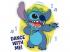 Stitch táncoló és éneklő plüssfigura, 38 cm