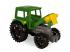 Zöld traktor billenős pótkocsival 38,5 cm - Wader