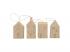Papírmasé házak, 4 db