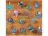 Disney Stitch mini meglepetés figura ananász formájú kapszulában 4. széria 1db