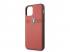 FERRARI Off Track iPhone 11 Pro piros szemcsés bőrtok