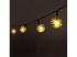 Zúzmara alakú 3cm/6m/IPX3 szabványos/meleg fehér/30db LED-es/napelemes fénydekoráció