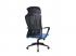 IRISOffice Astra kék/fekete ergonómikus, szövet-hálós irodai forgószék fej és háttámasszal