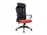 IRISOffice Astra narancs/fekete ergonómikus, szövet-hálós irodai forgószék fej és háttámasszal