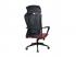IRISOffice Astra narancs/fekete ergonómikus, szövet-hálós irodai forgószék fej és háttámasszal