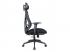 IRISOffice Mirage fekete ergonómikus, szövet-hálós irodai forgószék fej és háttámasszal