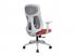 IRISOffice Avalon narancs/szürke ergonómikus, szövet-hálós irodai forgószék háttámasszal
