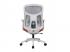 IRISOffice Avalon narancs/szürke ergonómikus, szövet-hálós irodai forgószék háttámasszal