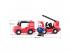 Mágneses tűzoltóautó pótkocsival - Woodyland
