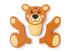 Fa 4db-os baba puzzle - Woodyland