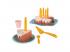 Ecoiffier Play Food születésnapi torta játékkészlet, 20 darabos