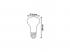 Rábalux , 1627 , SMD-LED , LED izzó , IP20 , E27 , 4000K , 7W