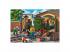 Repülőgép- és vonatjavító műhely puzzle, 2x24 darabos