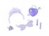 Rainbow High Crystal Fashion Doll  Violet baba
