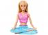 Barbie: Hajlékony jóga baba szoke hajjal - Mattel