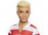 Barbie: Fashionista stílusos Ken baba csíkos pulcsiban - Mattel
