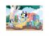 Bluey kutya csúszdázik 104 db-os Supercolor puzzle - Clementoni