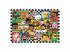 Clementoni Super Colour Puzzle: Emoji Town, 180 darabos