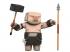 Minecraft: Egy Minecraft film Piglin harcos karakter figura szett - Mattel