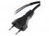 EMOS telepíthető kábel 2x0.75 2m fekete