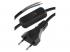 EMOS szerelési kábel 2x0,75 fekete kapcsolóval 3m