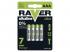 RAVER Alkáli elem AAA 4db/buborékfólia