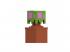 Minecraft Reveal minifigura tárolóban - Tölgyfa - Mattel