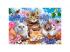 Cicák virágokkal 500db-os puzzle - Castorland