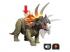 Jurassic World: Triceratops támadó dinó hanggal és fénnyel  Mattel