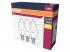 OSRAM , LED VALUE CLASSIC B , LED égő , E14 , 4.9 W , 2700 K , Meleg fehér , IP20 , Fehér 3 db