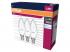 OSRAM , LED VALUE CLASSIC B , LED égő , E14 , 4.9 W , 6500 K , Hideg fehér , IP20 , Fehér 3 db