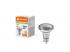 LEDVANCE , LED R80 P , LED égő , E27 , 8.5 W , 2700 K , Meleg fehér , IP20 , Átlátszó