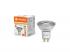 LEDVANCE , LED PAR16 DIM S , LED égő , GU10 , 3.4 W , 2700 K , Meleg fehér , Dimmelhető , IP20 , Átlátszó