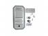 Utcai LED lámpatest , napelemes , mozgásérzékelős , SMD , 30 Watt , 180 lm/W , hideg fehér , IP65