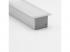 440 Műanyag végzáró süllyesztett alumínium U-profilhoz, QUBO-SINK