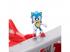 Sonic Tornado kétfedeles repülőgép 6,5 cm-es figurával