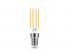 LED lámpa , égő , izzószálas hatás , filament  , E14 foglalat , G45 , 4 Watt  , természetes fehér ,  Modee