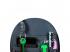 St.Right Black Cats ergonomikus iskolatáska, hátizsák BP01 32x43x21cm