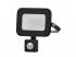 LED reflektor , 10W , 900 lm , slim, mozgásérzékelős , fekete , természetes fehér , IP65 , Asalite