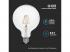VT-2147 6W G125 LED Izzószálas Izzó (Átlátszó Üveg) 6400K E27