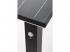 Rábalux , 77045 , Geleen , Napelemes lámpa , fekete , IP44 , 3000K , 4W