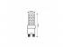 Rábalux , 79094 , SMD-LED , LED izzó , átlátszó , IP20 , G9 , 4000K , 4W