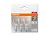 Osram BASE Clas LED fényforrás E14 4W Kisgömb meleg fehér filament (3db)
