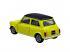 Welly: Mini Cooper 1300 sárga fém kisautó modell 1/64
