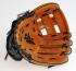 Junior baseball kesztyű labdával