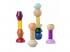Eichhorn: Fa Montessori Toronyépítő Formák  Kreatív egyensúlyozó játék - Simba Toys